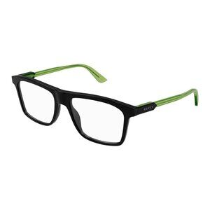 NEW GUCCI EYEGLASSES BLACK GREEN MEN EYEWEAR GUCCI